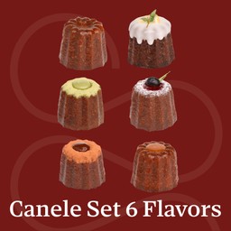 Canele Set 6 Flavors