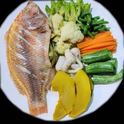 ปลาทับทิมนึ่งแจ่ว