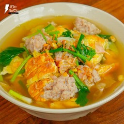 แกงจืดไข่น้ำหมูสับ