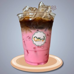 ลาเต้นมชมพู