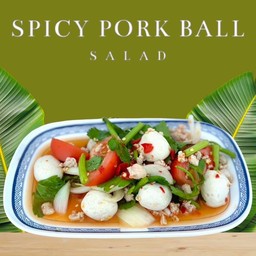 ยำลูกชิ้นหมู
