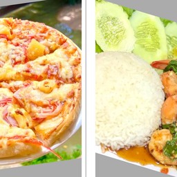 📍🔥ทุกอย่าง 49🔥- (ครัวคุณปกรณ์) ข้าวมันไก่ กระเพรา ข้าวหมูแดง ส้มตำ สาขา ศรีราชา