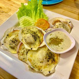 หอยเชลล์อบชีส