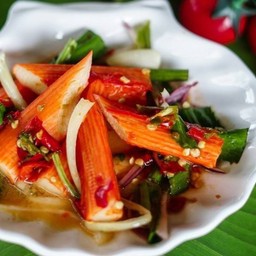 Spicy Crab Stick Salad