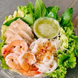 เมี่ยงกุ้ง+หมูสามชั้น
