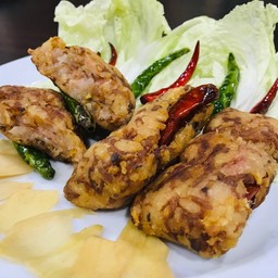 แหนมเห็ดทอด