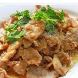 ข้างราดหมูน้ำมันหอย