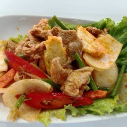 หมูผัดพริกเผา
