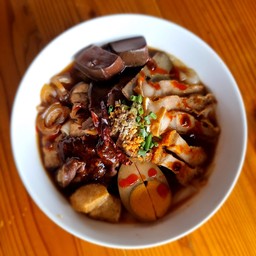 ก๋วยจั๊บน้ำข้น ซอสหม่าล่า