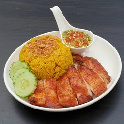 ข้าวหมกไก่อบถัง