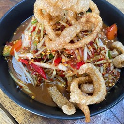 ตำซั่วแคปหมู