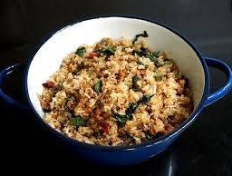 ข้าวกระเพราคลุก