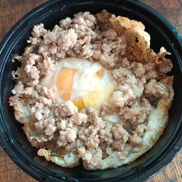 ข้าวไข่ดาวหน้า หมูสับผัดซีอิ้ว
