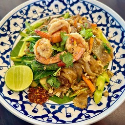 ผัดซีอิ๊วกุ้ง