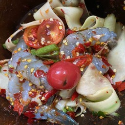 ตำหลวงพระบางกุ้งสด