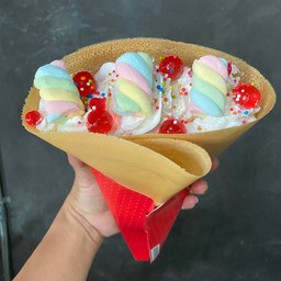 เครปวิปครีม มาร์ชเมลโล่ เยลลี่ เรนโบว์