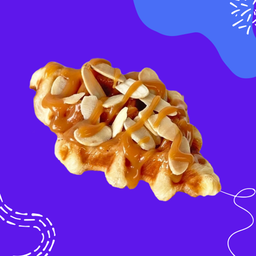 ครอฟเฟิลคาราเมลอัลมอนด์