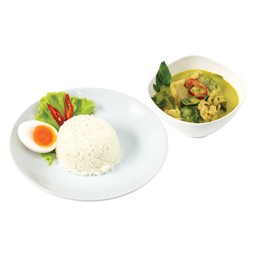 ข้าวเขียวหวานไก่