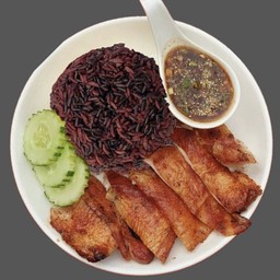 ข้าวไรซ์เบอรี่ไก่อบถัง