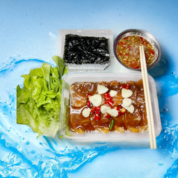 ชุดคู่แซลมอนดอง สาหร่าย