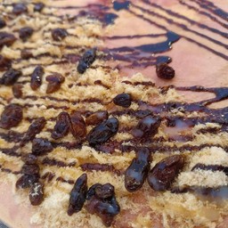 บลูเบอร์รี่ หมูหยอง ลูเกด ( ราดนม+ช็อค)