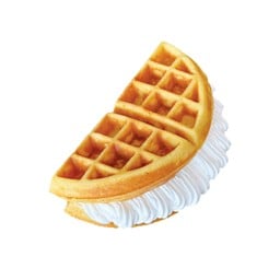 (แป้งสูตรใหม่ไร้นม) วาฟเฟิลครีมสดเลือกไส้เอง Customized Cream Waffle