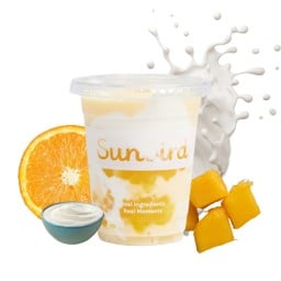 Mango, Yogurt, Fresh Orange Juice,