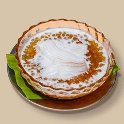 สาคูเปียกน้ำผึ้งมะพร้าวอ่อน  -  Caramelized Young Coconut Sago