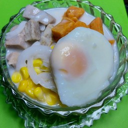 ทรงเครื่อง(ไม่มีแป้งบัวลอย)ใส่ไข่