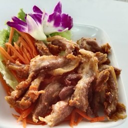 คอหมูทอด