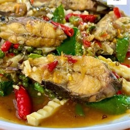 ผัดฉ่าปลาดุกทะเล