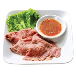 เนื้อริบอายออสเตรเลีลสไลซ์ลวกจิ้ม