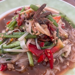 ตำเส้นเล็กก๋วยเตี๋ยว