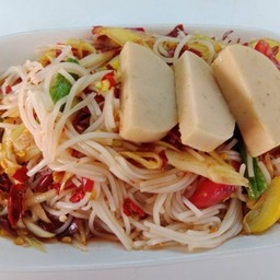 ตำซั่วหมูยอปลาร้า