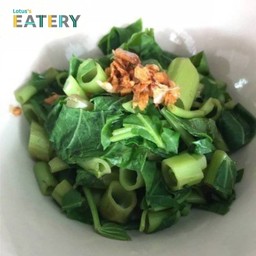 ผักบุ้งลวก (ก๋วยเตี๋ยวเรือเจ้าสัว)