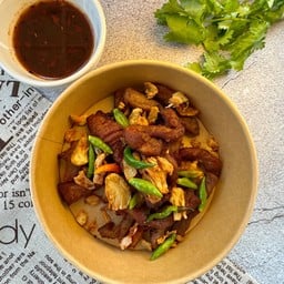 หมูแดดเดียวชั่งขีดทอด 1 ขีด