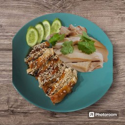 ไก่ต้มสับคู่ไก่อบสับ