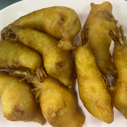 กุ้งชุปแป้งทอด