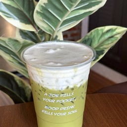 Green tea | ชาเขียวเย็น