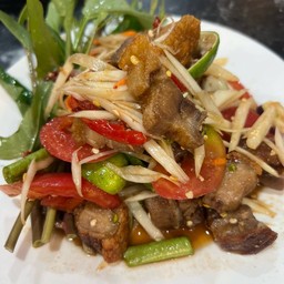 ตำหมูกรอบปลาร้า