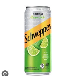 ชเวปส์มะนาวโซดา สูตรไม่มีน้ำตาล กระป๋อง