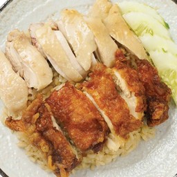 ข้าวมันไก่ผสม (พิเศษ)