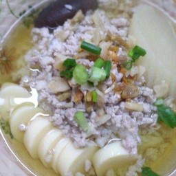 ข้าวต้มหมูสับเต้าฮู้