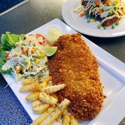 สเต็กปลากรอบ