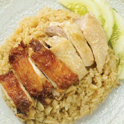 ข้าวมันไก่ผสม