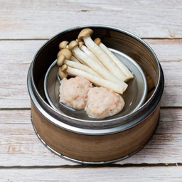 54. กุ้งเด้ง-เห็ดหลินดำ