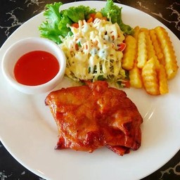 สเต๊กไก่สไปซี่