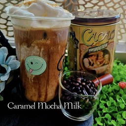 คาราเมลมอคค่านมสด
