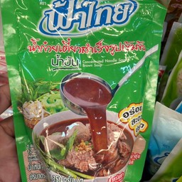 ฟ้าไทย น้ำก๋วยเตี๋ยวสำเร็จรูปเข้มข้น น้ำข้น 350กรัม