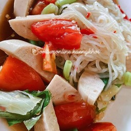 ตำเส้นเตี๋ยวหมูยอ